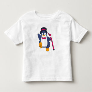 Camiseta Penguin como Groom com Tie