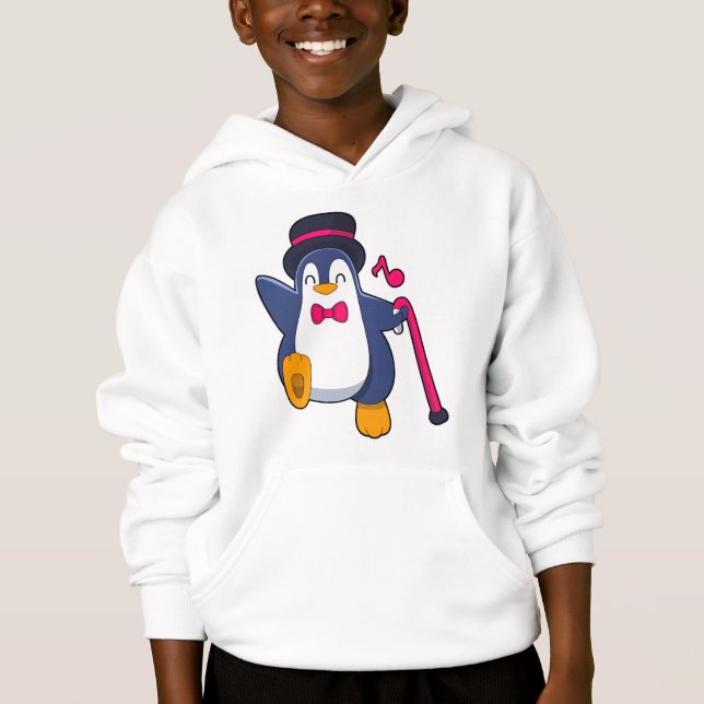 Camiseta Penguin como Groom com Tie (Frente)