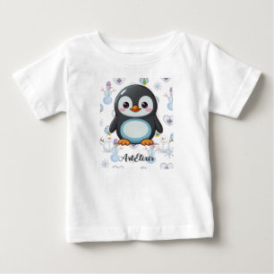Camiseta Penguin Cute Kawaii Baby Impressão