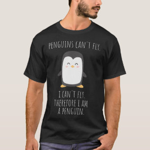 Camiseta Penguin doa Engraçado, por isso sou um pinguim
