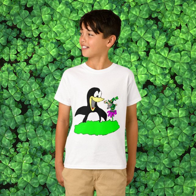 Camiseta Penguin e Leprechaun Kids (Penguin and Leprechaun Kids T-Shirt)