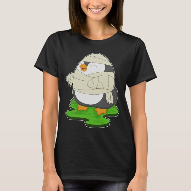 Camiseta Penguin Halloween Mummy (Frente)
