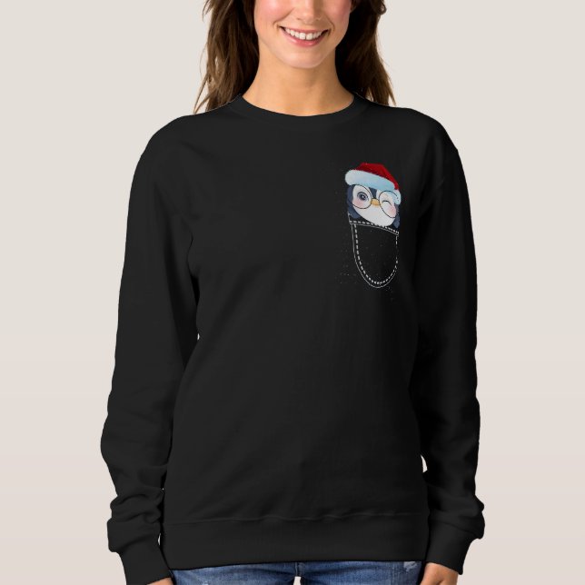 Camiseta Penguin in Pocket   Christmas (Frente)