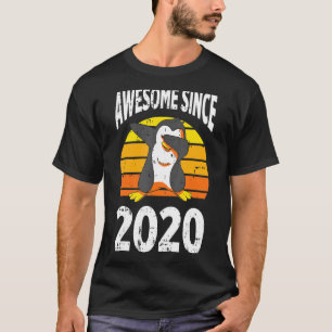 Camiseta Penguin Incrível Desde 2020 segundo aniversário 2