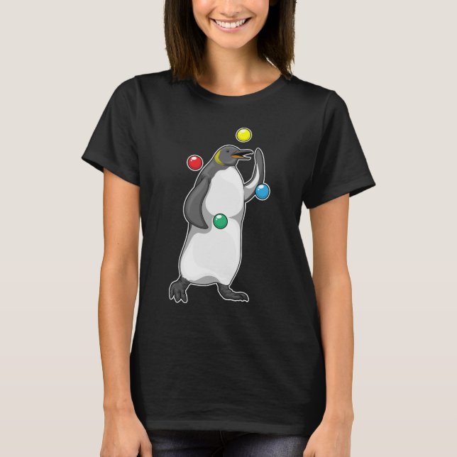 Camiseta Penguin Juggler Juggle (Frente)