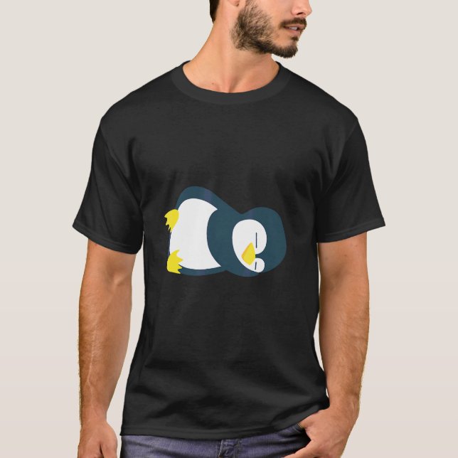 Camiseta Penguin Lady Aquatic Bird Ornith Animal Voador (Frente)