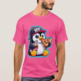 CAMISETA PENGUIN LOVES PIZZA