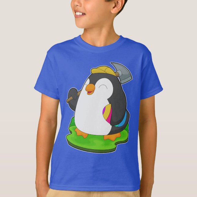 Camiseta Penguin Páscoa Miner (Frente)
