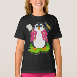 Camiseta Penguin Pencil Paper School