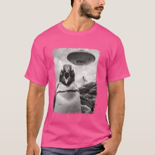 Camiseta Penguin Penguins OFO Alienígena Selfie Extraterres