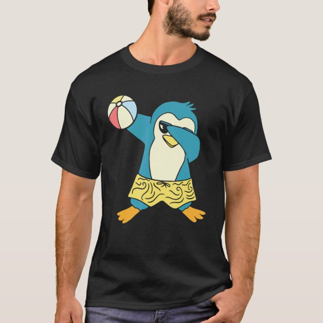 Camiseta Penguin   Pool Party Inflatable Sphere Water Ball (Frente)