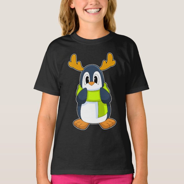 Camiseta Penguin Reindeer (Frente)