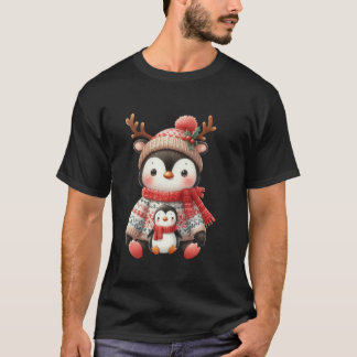 Camiseta Penguin Reindeer Hate Papai noel Natal Engraçado P