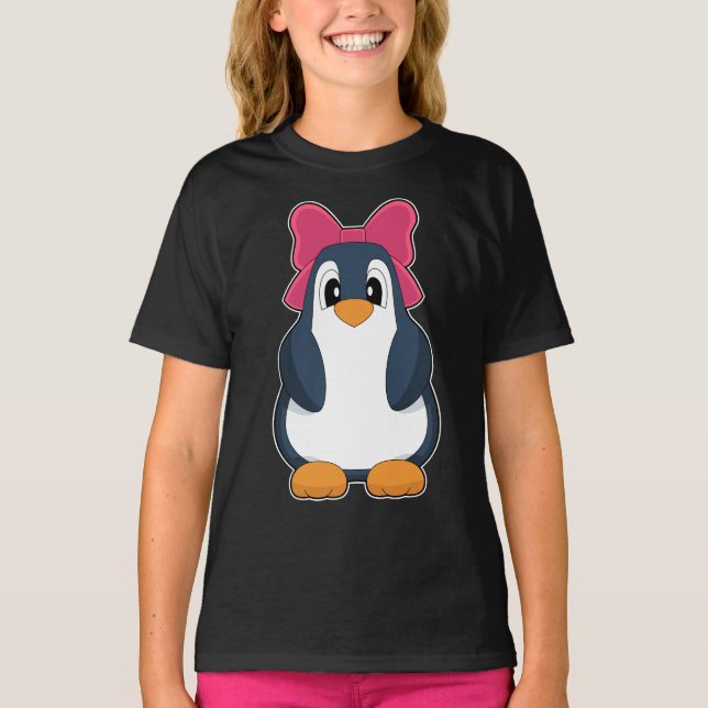 Camiseta Penguin Ribbon (Frente)