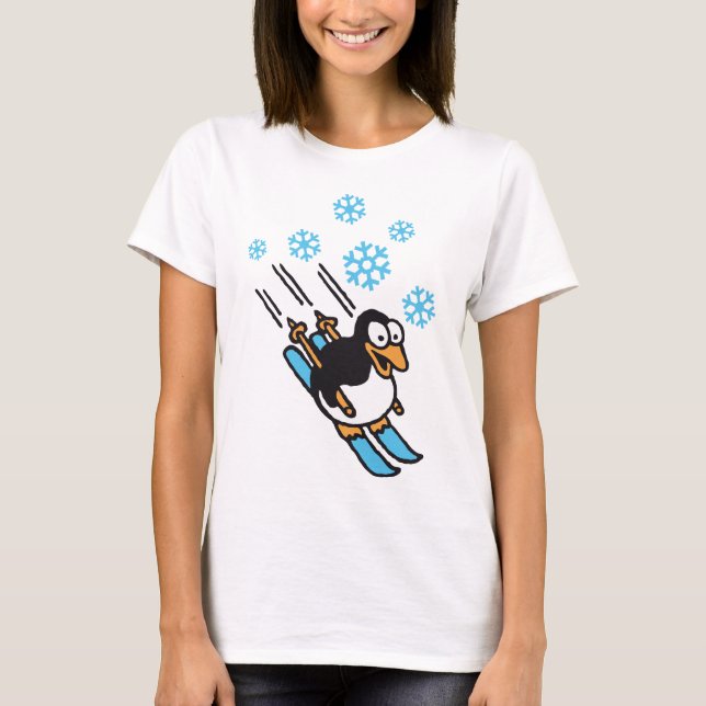 Camiseta Penguin ski (Frente)