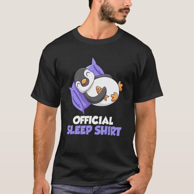 Camiseta Penguin Sleep Oficial (Frente)