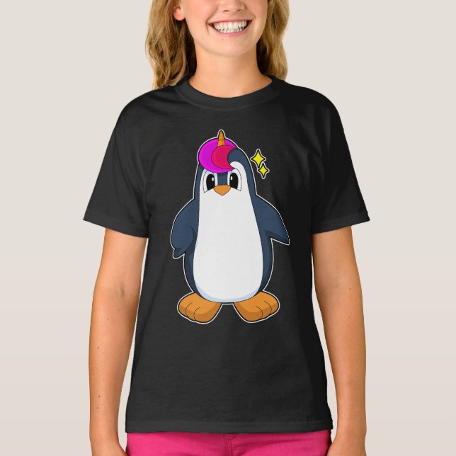 Camiseta Penguin Unicorn (Frente)