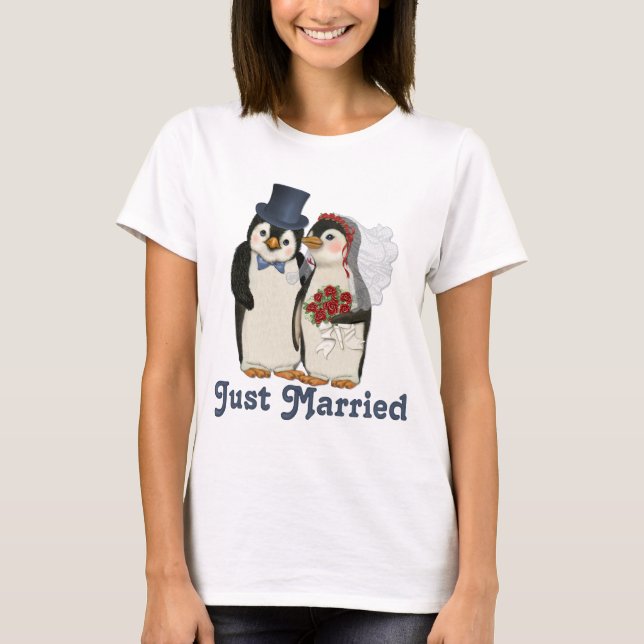 Camiseta Penguin Wedding (Frente)