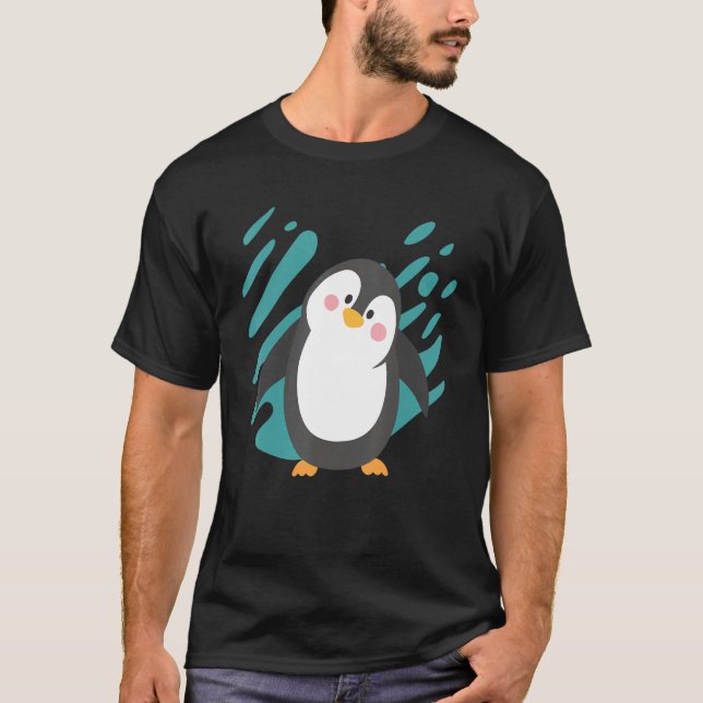Camiseta Penguins of Madagascar   Penguin Costume Adult Kid (Frente)