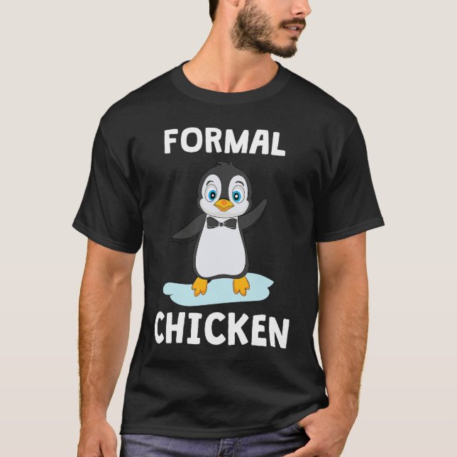 Camiseta penguins well dressed penguin with bow tie penguin (Frente)