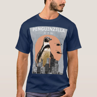 Camiseta Penguinzilla Penguin Bird Funny Gift
