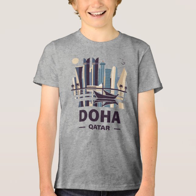 Camiseta Península da Arábia Saudita de Doha (Frente)