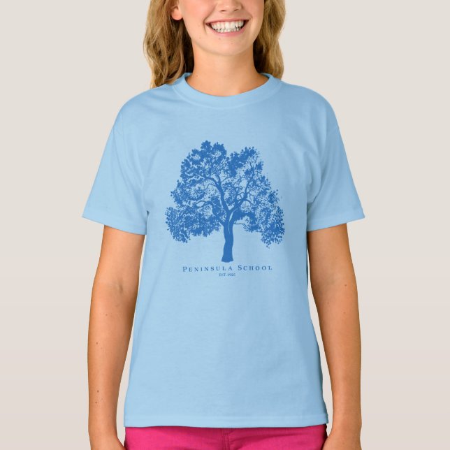 Camiseta Península Kids Short Sleeve Blue (Frente)