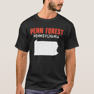 Camiseta Penn Forest Pensilvânia State America Viagem