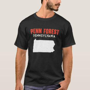 Camiseta Penn Forest Pensilvânia State America Viagem