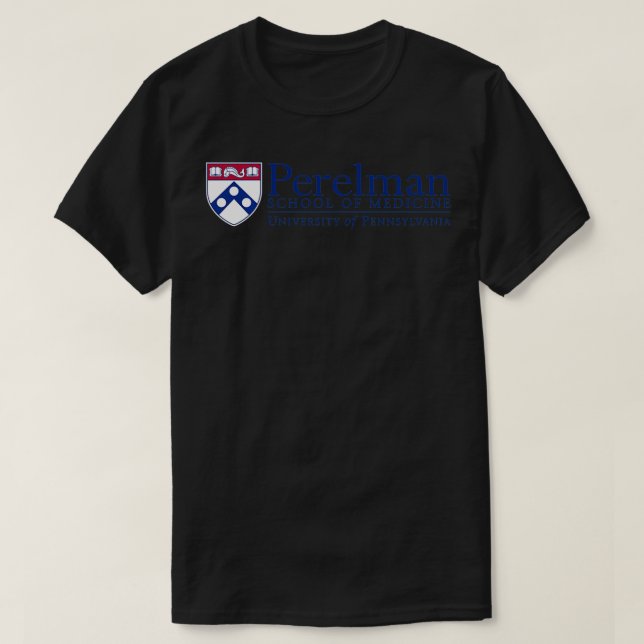Camiseta Penn Quakers, Roupa Perelman School of Medi (Frente do Design)