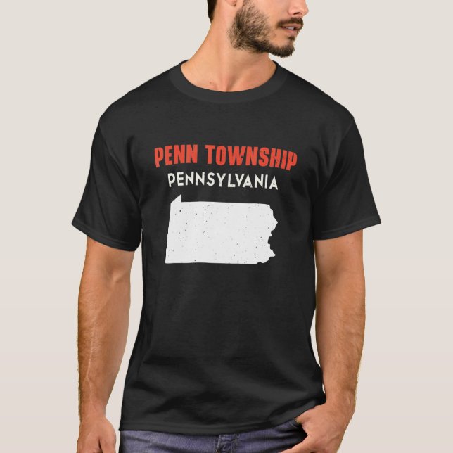 Camiseta Penn township Pennsylvania USA State America Trave (Frente)