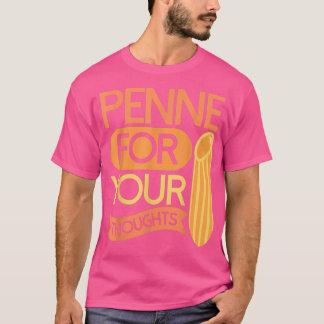Camiseta Penne para os seus pensamentos