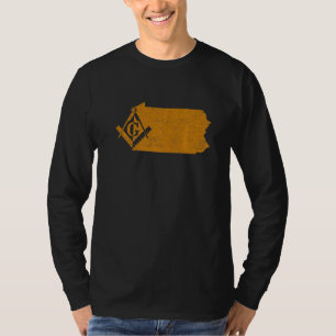 Camiseta Pennsylvania Masons Grande Loja Maçom Dia dos Pais