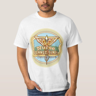 Camiseta Pennsylvania Nurse Caduceus