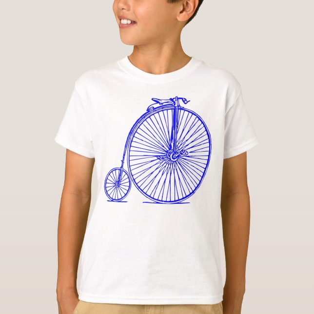 Camiseta Penny Farthing - Azul (Frente)