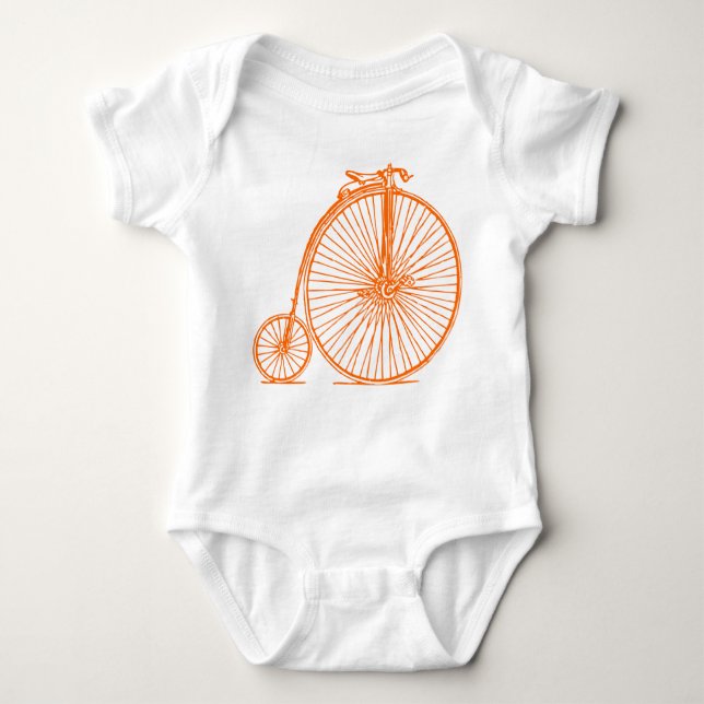 Camiseta Penny Farthing - Laranja (Frente)