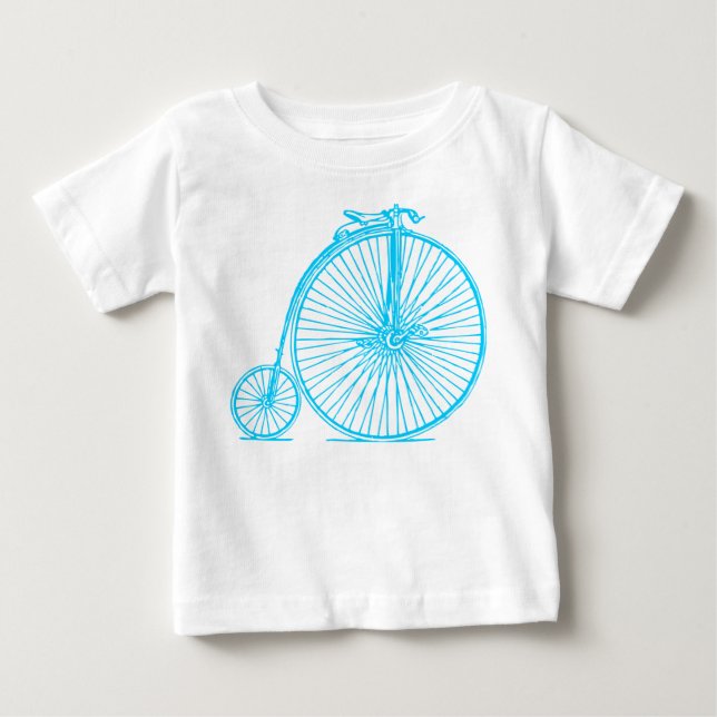 Camiseta Penny Farthing - Sky Blue (Frente)