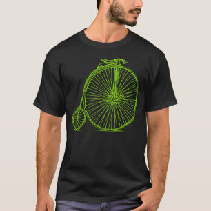Camiseta Penny Farthing - Verde marciano
