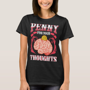 Camiseta Penny Pelos Seus Pensamentos Eu Gostaria De Saber