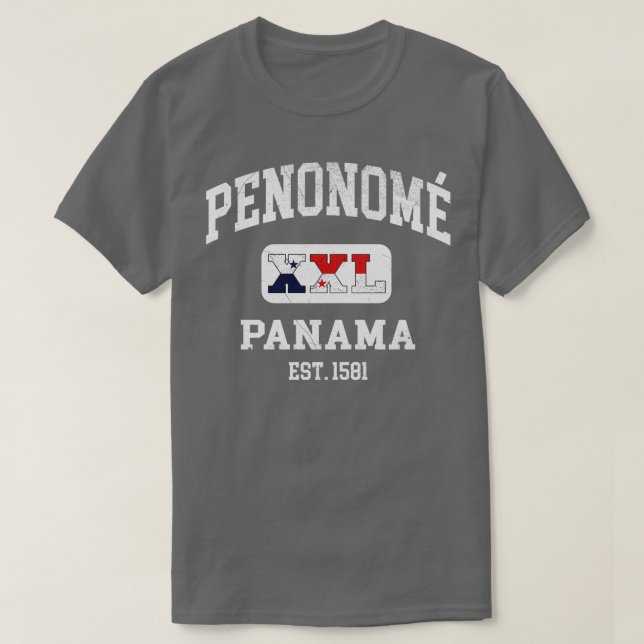 Camiseta Penonome Panamá XXL design atlético 1 (Frente do Design)