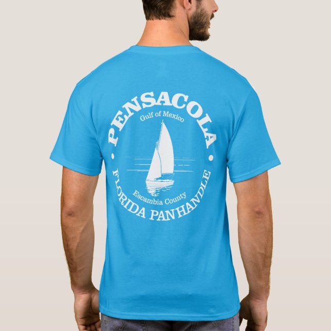 Camiseta Pensacola (vela) (Verso)