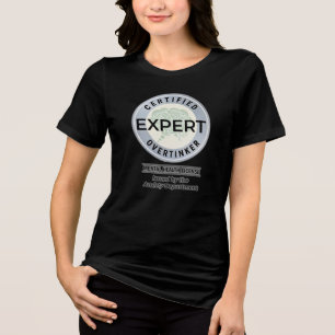 Camiseta Pensador Excessivo Certificado Emitido pelo Depart