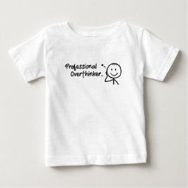 Camiseta Pensador Excessivo Profissional Engraçado