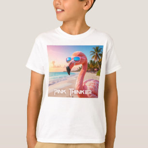 Camiseta PENSADOR ROSA - Flamingo ROSA