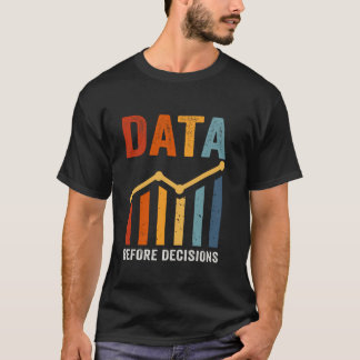Camiseta Pensamento Analítico Dados Antes das Decisões
