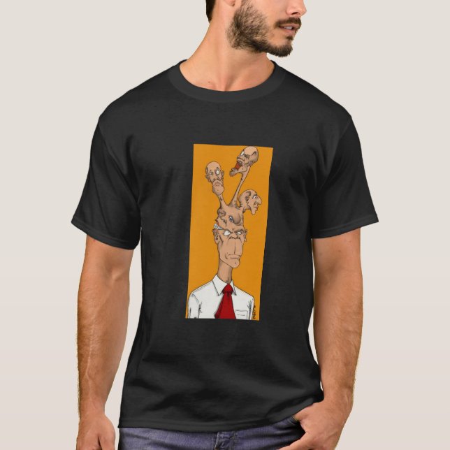 Camiseta Pensamento com as cabeças pequenas (Frente)