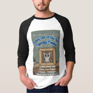 Camiseta Pensamento Fora da Caixa (para Gatos Legais)