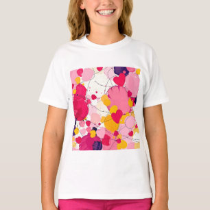 Camiseta "Pensamentos aleatórios de amor" - Abstrato colori