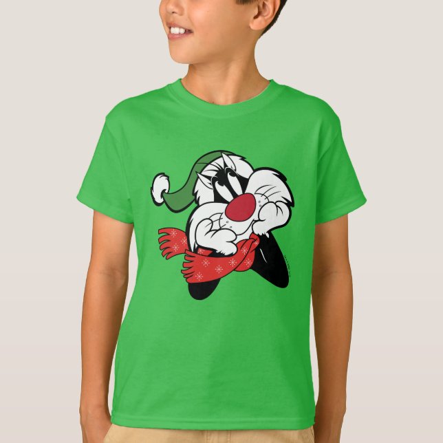 Camiseta Pensamentos de Natal do SYLVESTER™ (Frente)