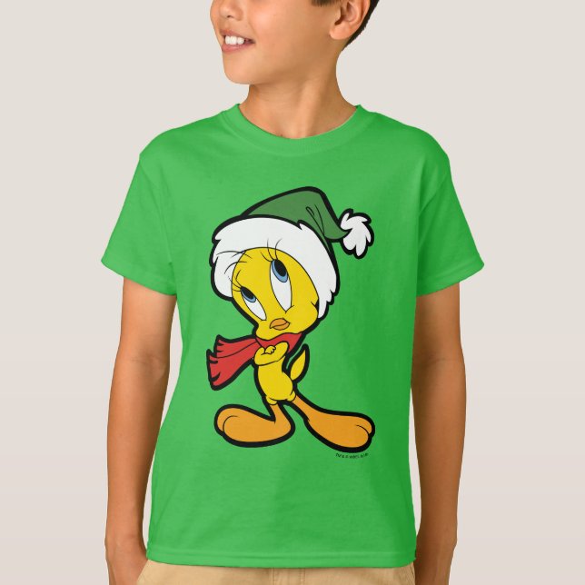 Camiseta Pensamentos de Natal do TWEETY™ (Frente)